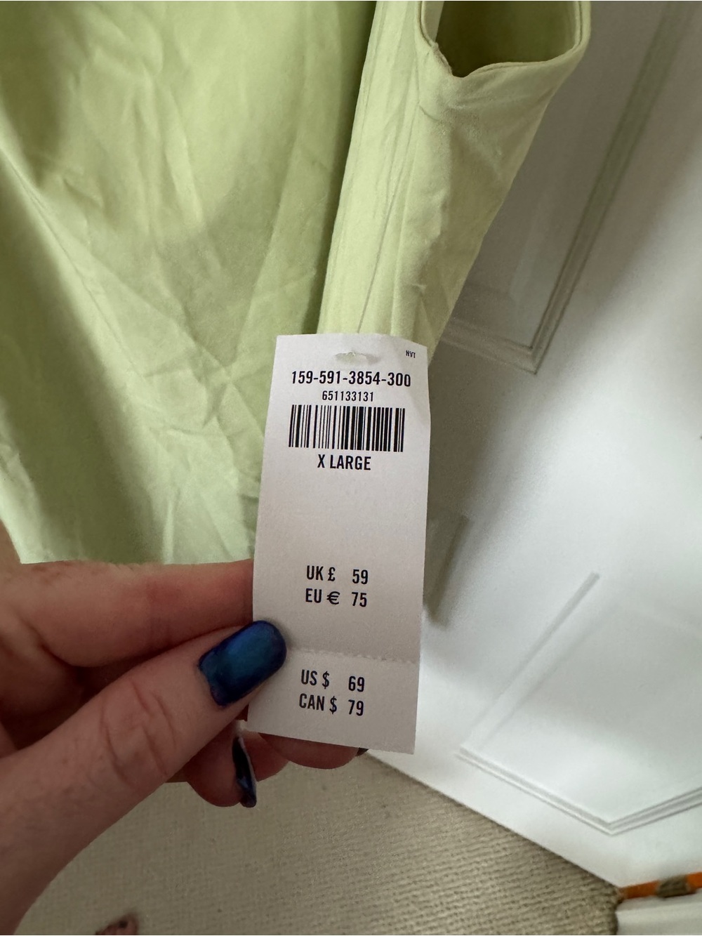 Abercrombie & Fitch Light Green Traveler Mini Dress with Built-In Shorts - Picture 4 of 5